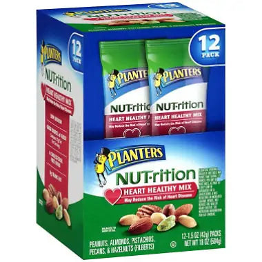 Planters Nut-rition Heart Healthy Mix - 1.5 Oz. (12 Ct.)