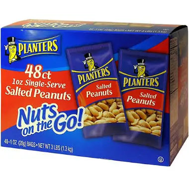 Planters Salted Peanuts - 1 Oz. (48ct.)