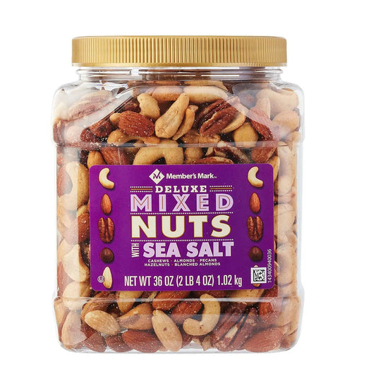 Member's Mark Deluxe Roasted Mixed Nuts With Sea Salt (32 Oz.)