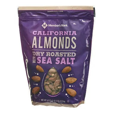 Member's Mark Dry Roasted Almonds With Sea Salt (40 Oz.)