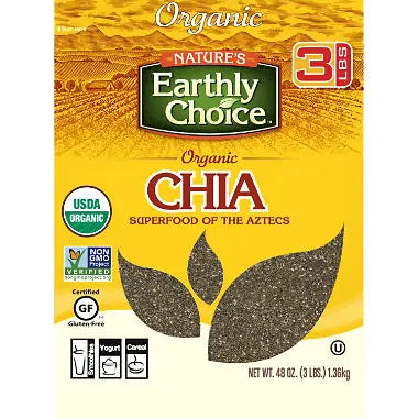 Nature's Earthly Choice Organic Chia (3 Lb.)
