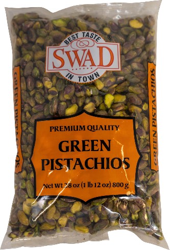Swad Green Pistachios - 28 OZ (800 GM)
