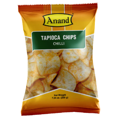 Anand Tapioca Chips Chilli 200gm