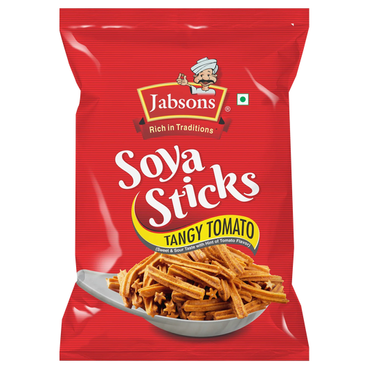Jabsons soya sticks. tangy tomato, each