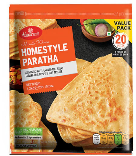 Haldiram's Frozen Homestyle Paratha Family pack