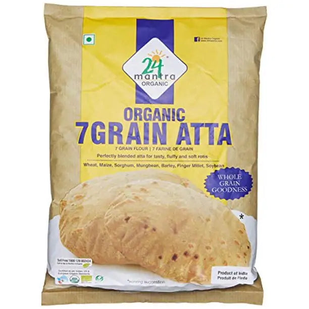 24 Mantra Organic 7 Grain Atta (2 LB)