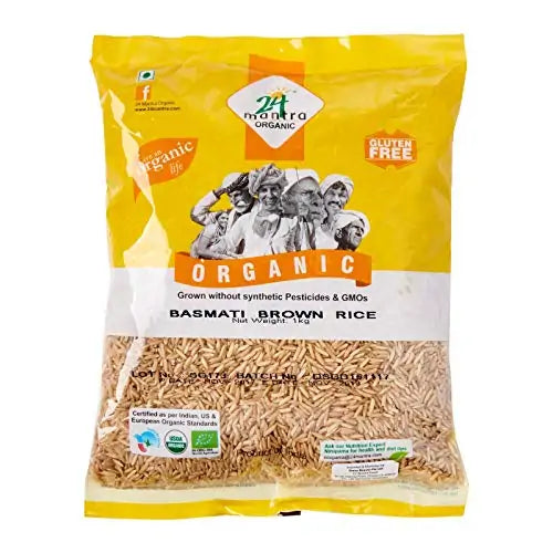 24 Mantra Organic Brown Basmati Rice - 10 LB