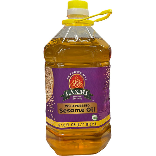 Laxmi Cold Pressed Sesame Oil (2 Ltr 67.6 fl.oz)