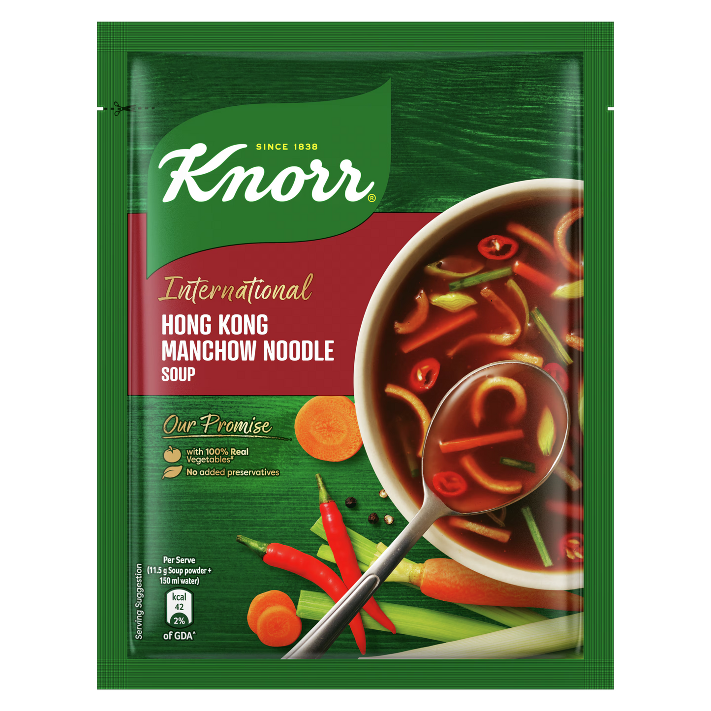 Knorr Hongkong Manchow Noodle Soup (45 GM)