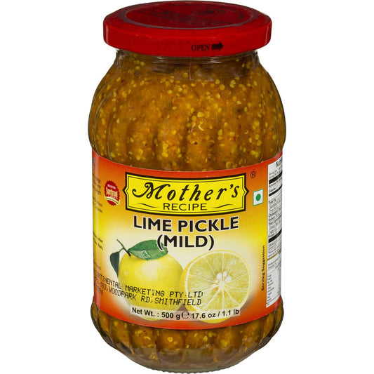 Mother's Lime Pickle (MILD) - 17.5 Oz (500 Gm)