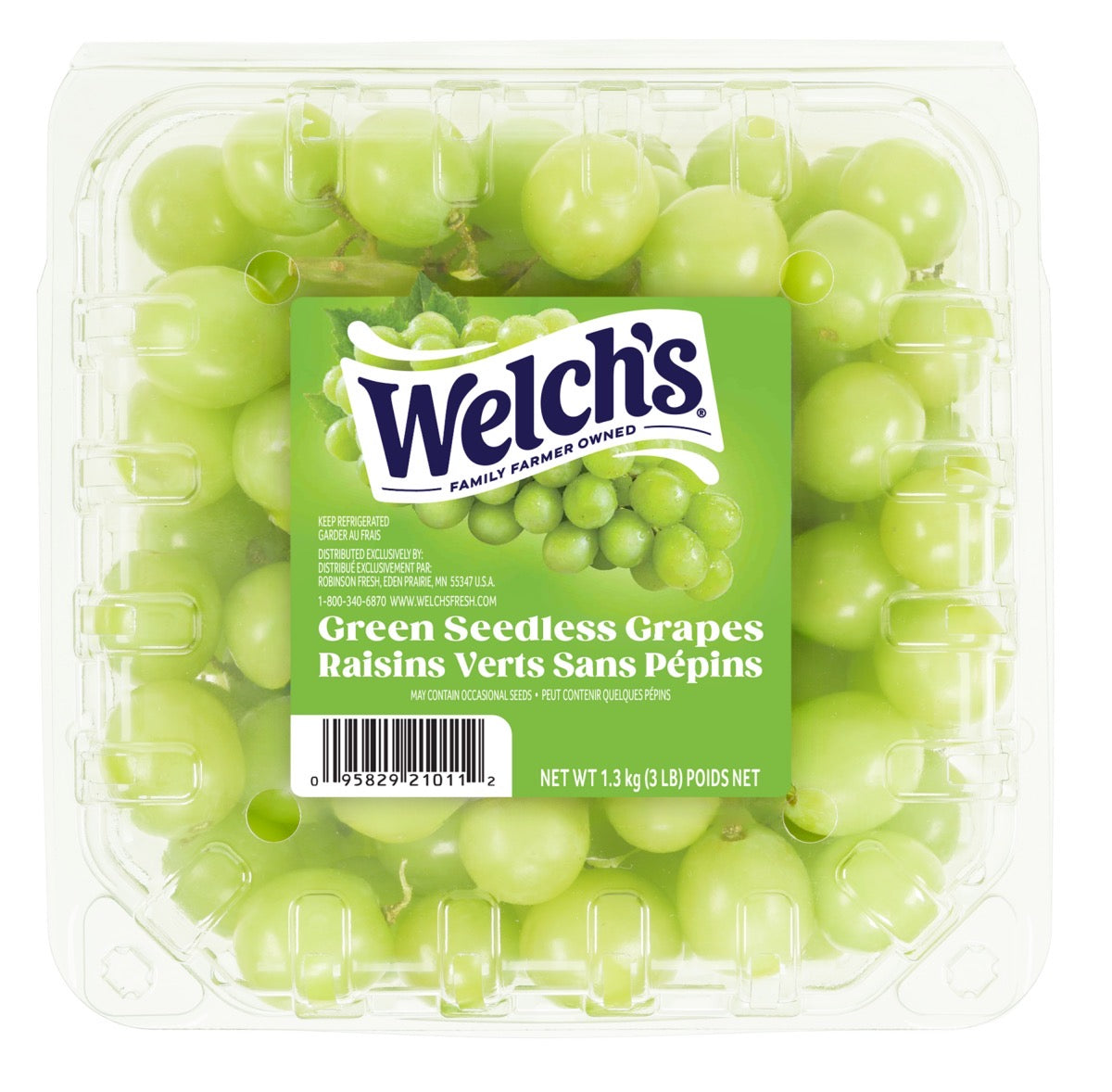 Green grapes , 3LB