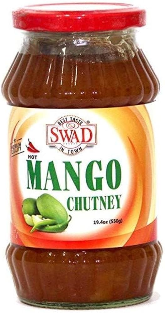 Swad Mango Chutney Hot (550G 19.4Oz)