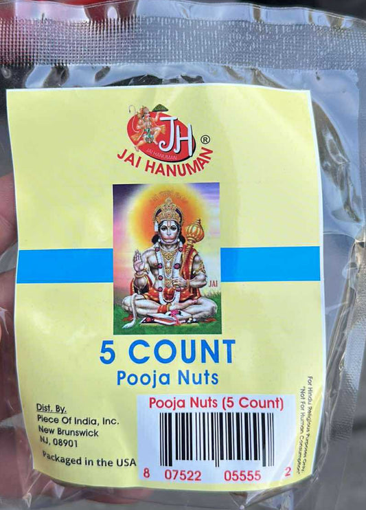 5 count Pooja Nuts