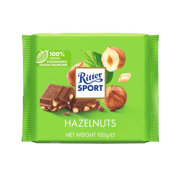 Ritter Sport Hazelnuts 100gm
