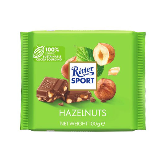 Ritter Sport Hazelnuts 100gm