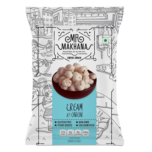 Mr Makhana Cream and Onion each
