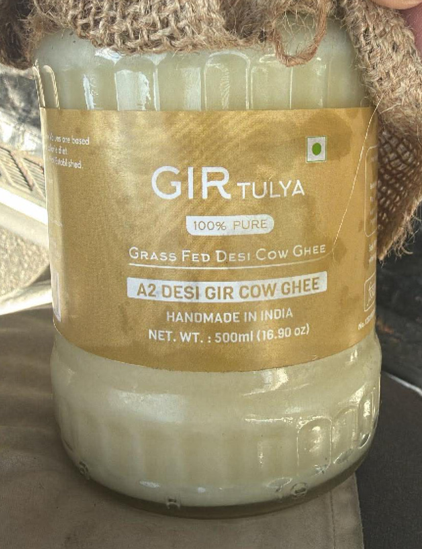 GIR Tulya A2 Desi GIR Cow Ghee 500ml(16.90 OZ)