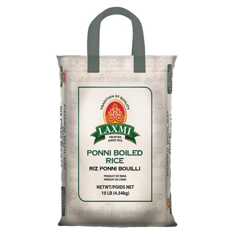 Laxmi Ponni Boiled Rice - 10 LB