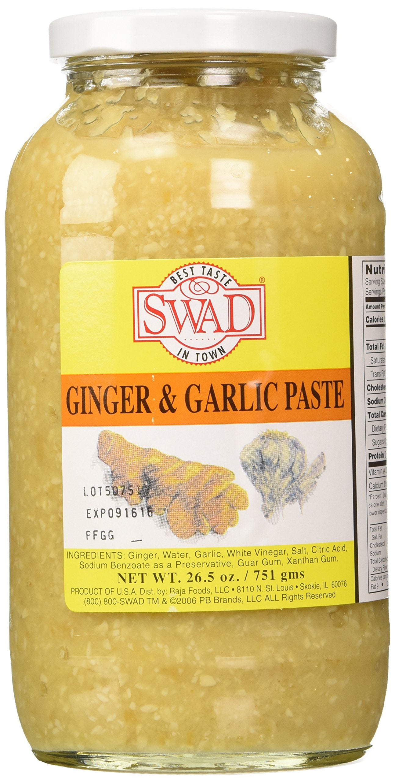 Swad Ginger And Garlic Paste 26.5 OZ