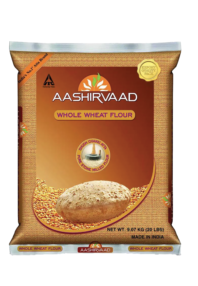 Aashirvaad Whole Wheat Atta 20LB