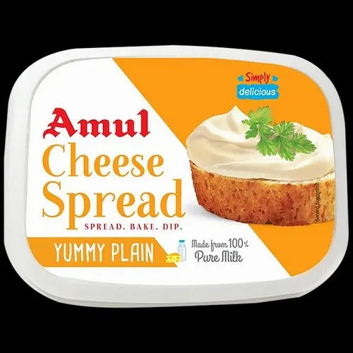 Amul Cheese Spread (Yummy Plain)- 7 OZ (200 GM)