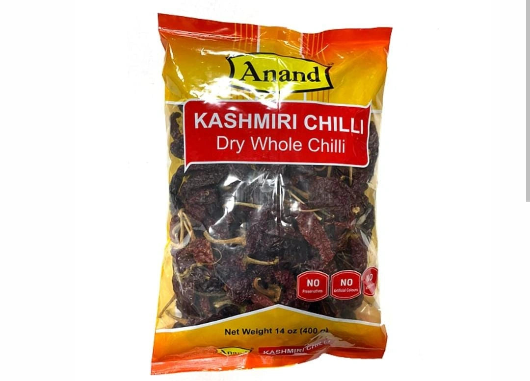 Anand Whole Kashmiri Chilli - 14 OZ (400 GM)
