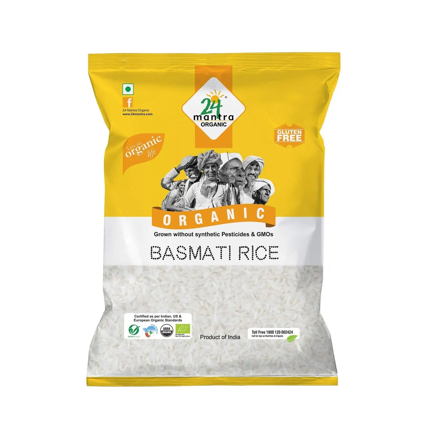 24 Mantra Organic Basmati Rice (10 LB)