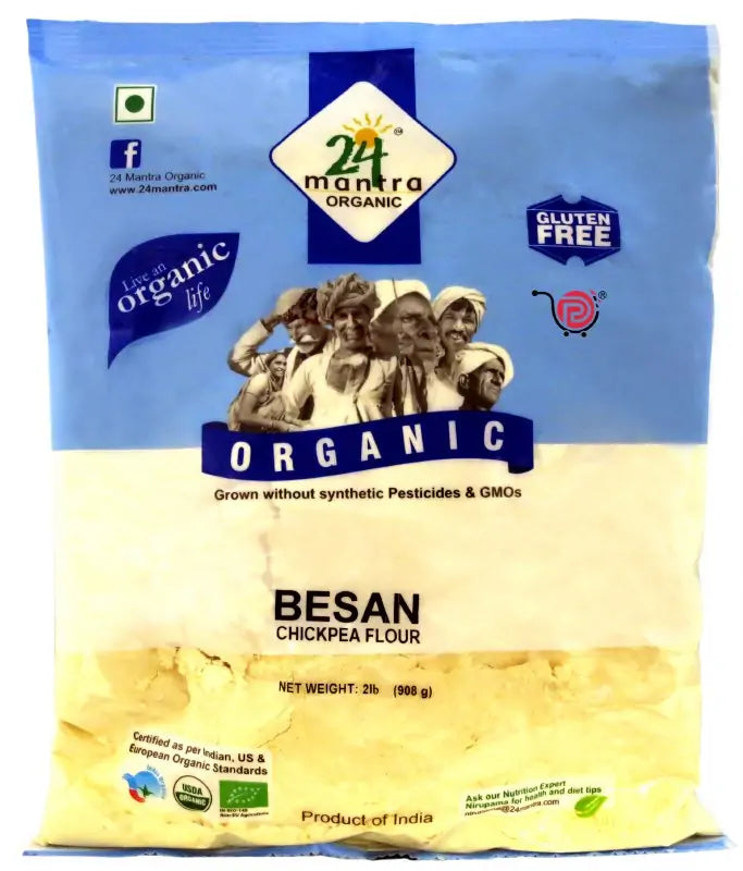 24 Mantra Organic Besan - 2 LB