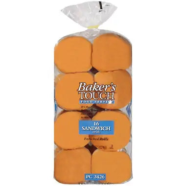 Baker's Touch Hamburger Bun (3.5 In., 16 Ct.)