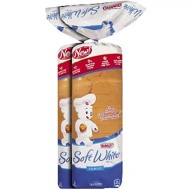 Bimbo Soft White Family Bread (20 Oz. Loaf, 2 Pk.)