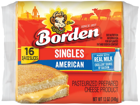 Borden Singles American Cheese Slices 12oz