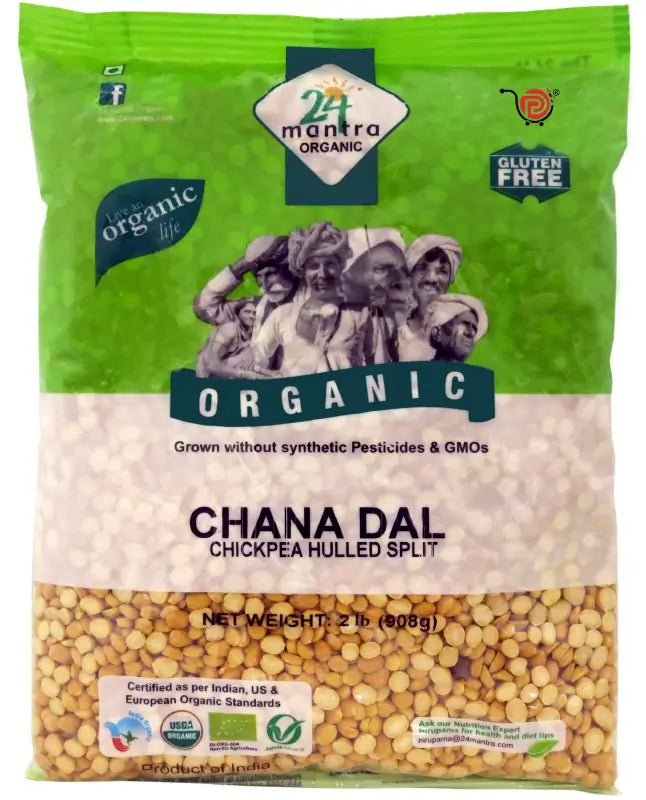 24 Mantra Organic Chana Dal (2 LB)