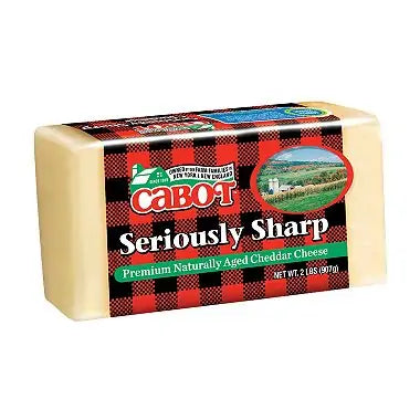 Cabot Seriously Sharp White Cheddar Cheese (2 Lbs.)
