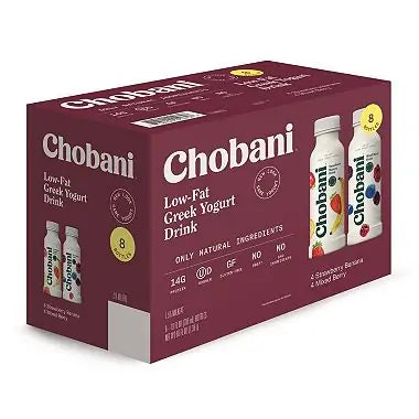 Chobani Low-fat Greek Yogurt Drink (10 Fl. Oz. Bottle, 8 Pk.)