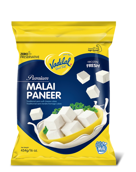 Vadilal Malai Paneer Cubes - 16 OZ (454 GM)