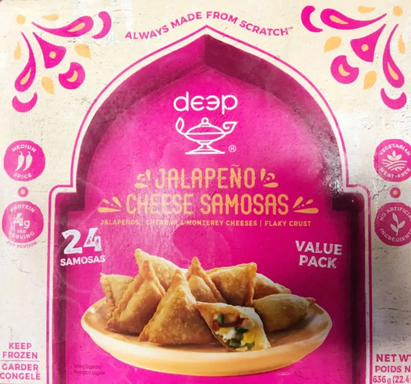 Deep Jalapeno Cheese Samosa - 24 Pcs– Fresh Central Grocery