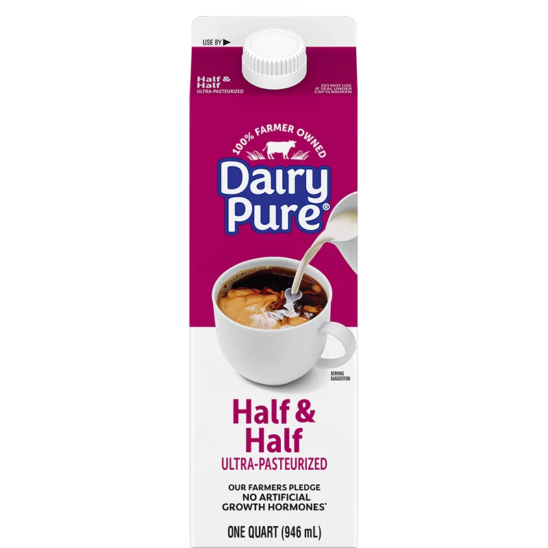 Dairy Pure Half & Half - 1 QUART (946 ML)