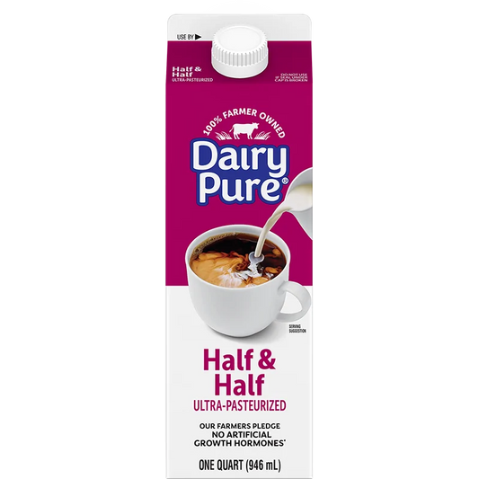 Dairy Pure Half & Half - 1 QUART (946 ML)