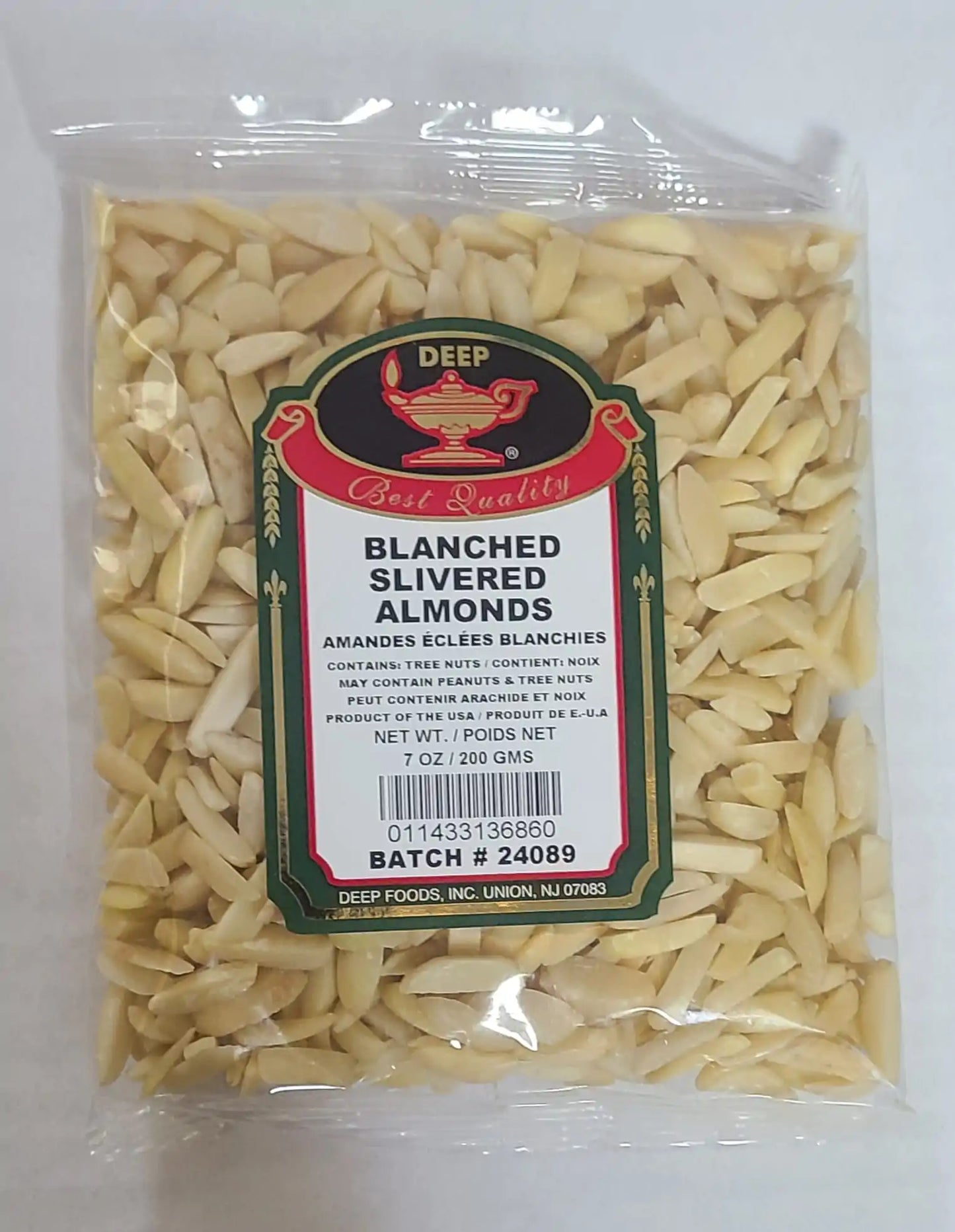 Deep Blanched Slivered Almonds - 7 OZ (200 GM)