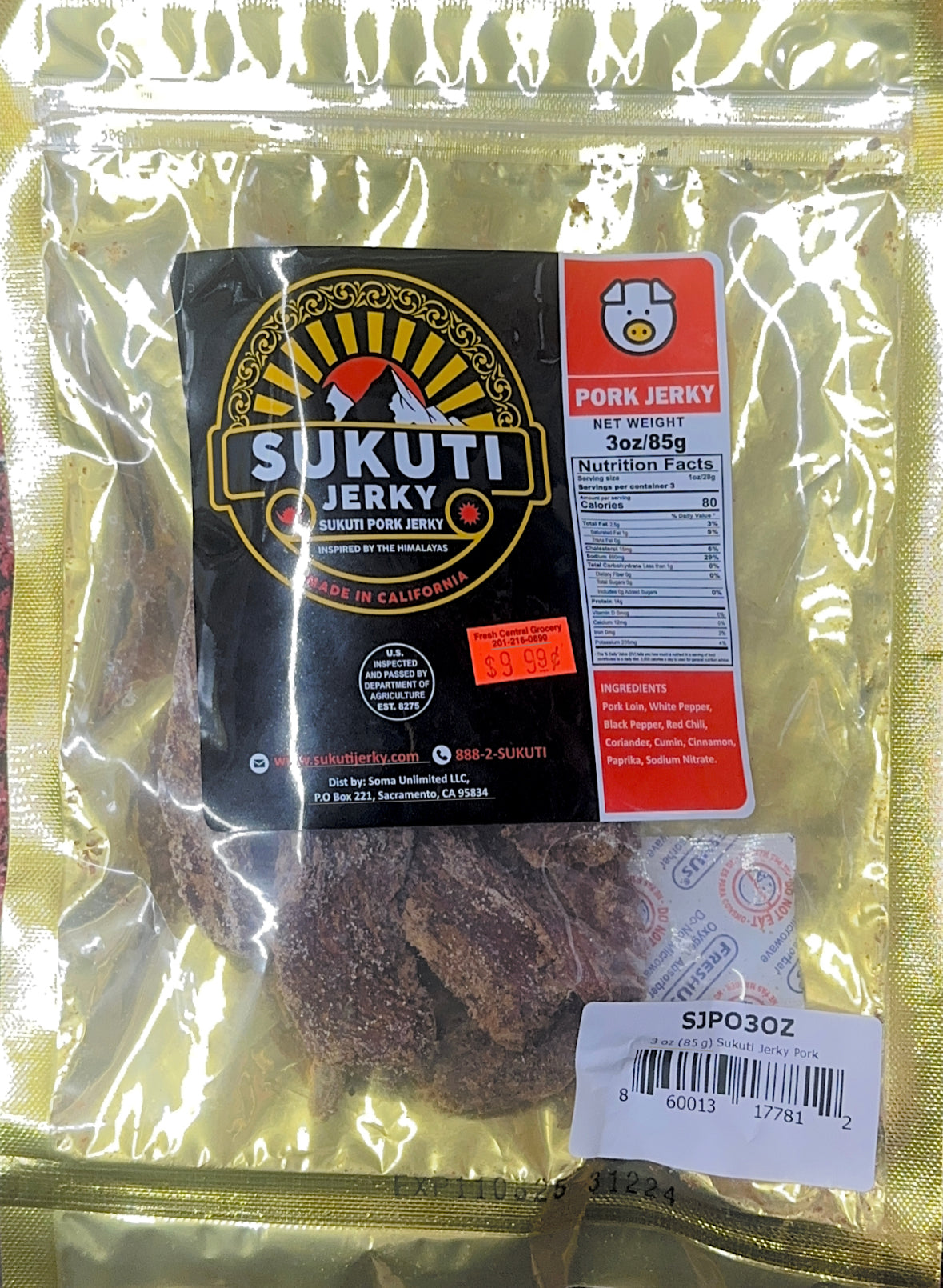 Pork Jerky (Sukuti)