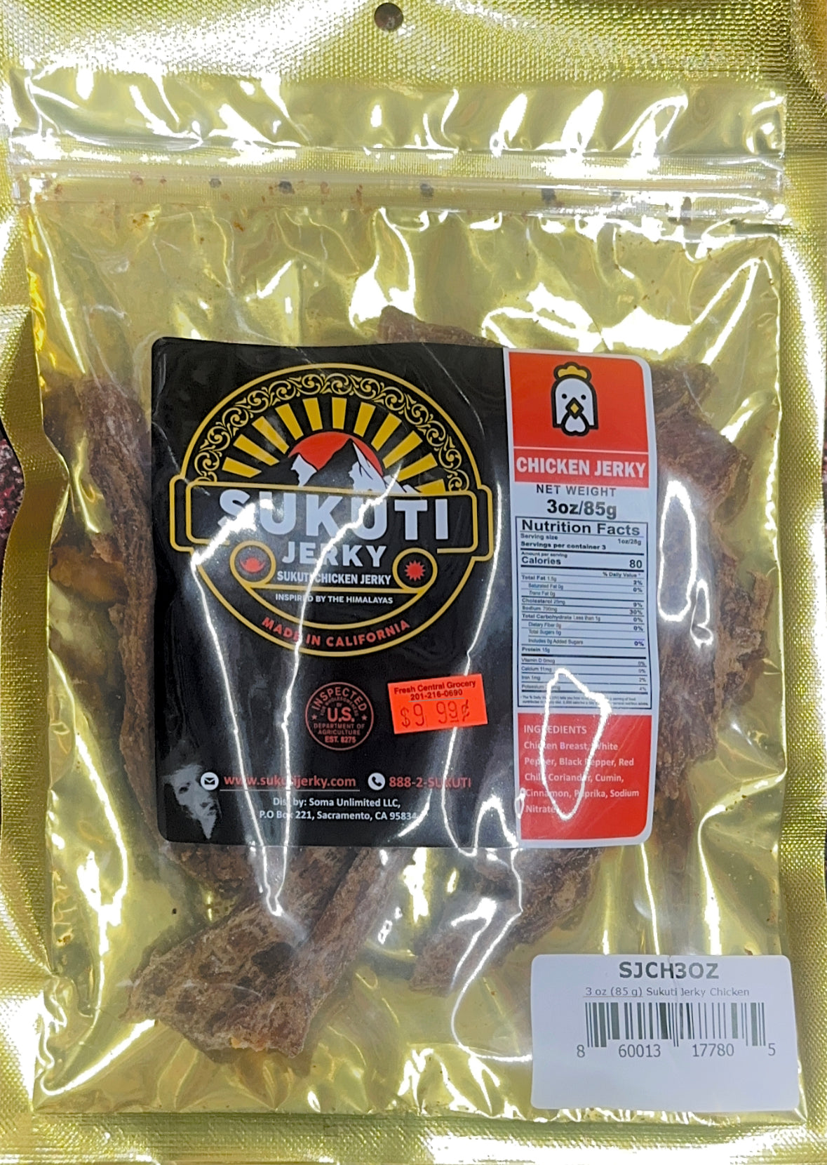 Chicken Jerky (Sukuti)