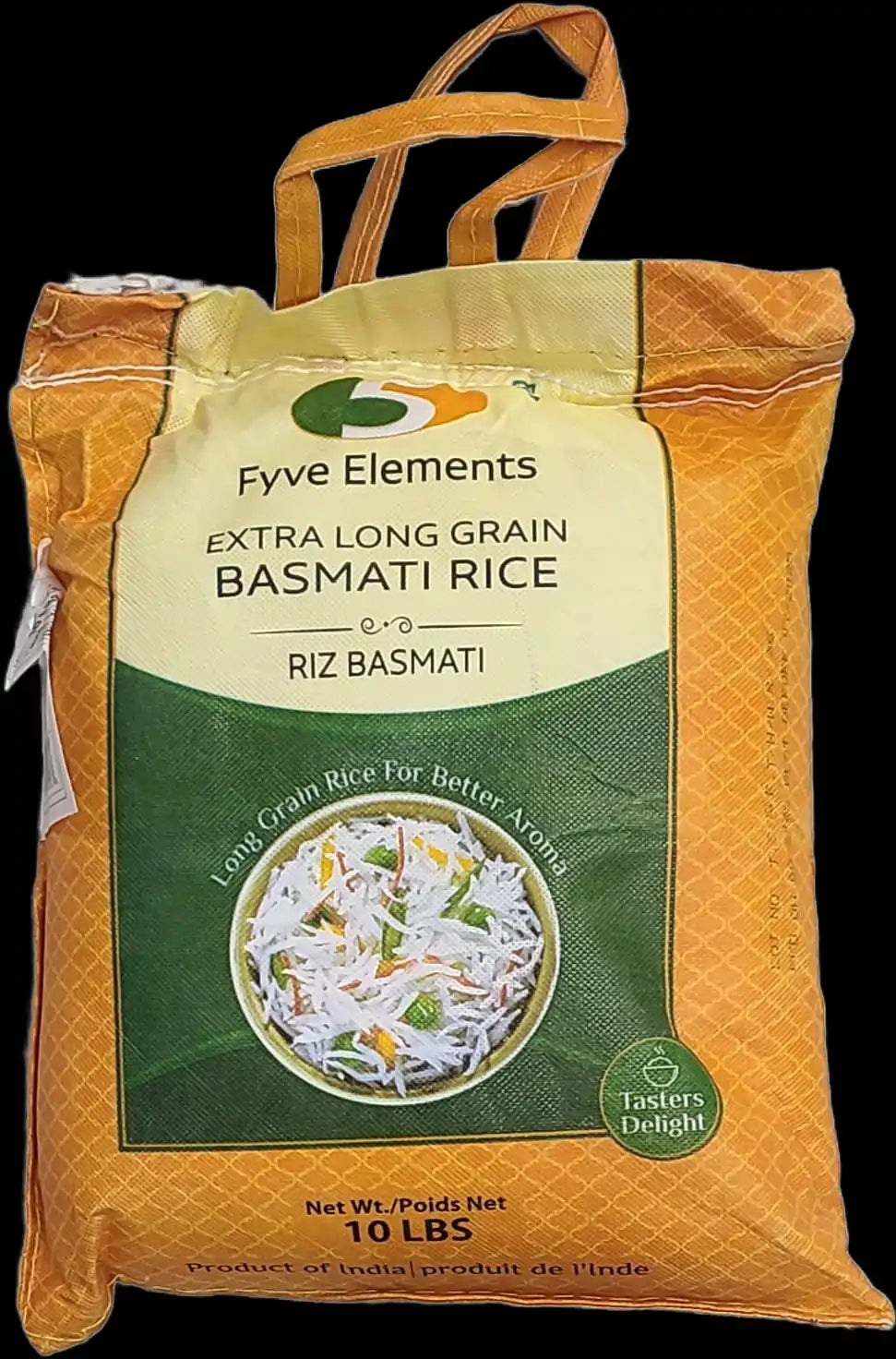 Fyve Elements Extra Long Grain Basmati Rice - 10 LB