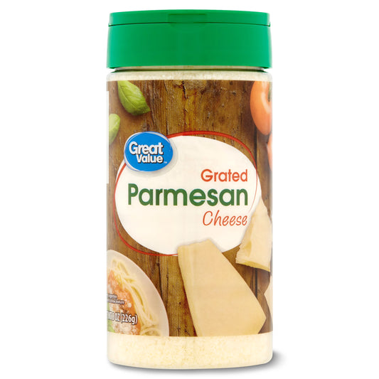 Great Value Grated Parmesan Cheese 8oz