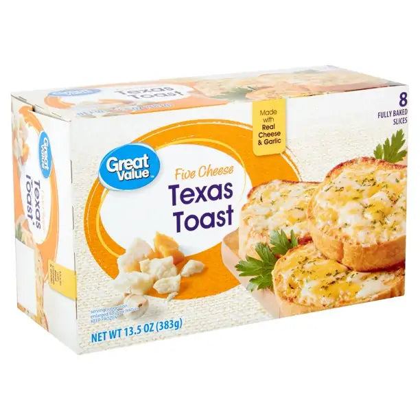 Great Value Five Cheese Texas Toast (8 PCS - 13.5 OZ)