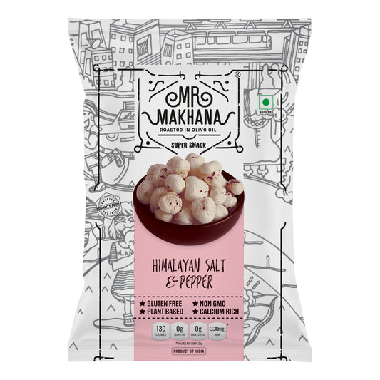 Mr Makhana Himalayan Salt and Pepper each