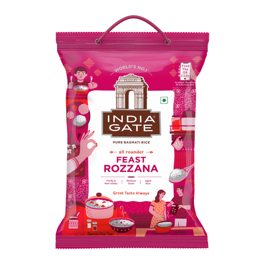 India Gate Feast Rozzana Basmati Rice 5kg