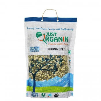 Just Organik Green Moong Split 2LB
