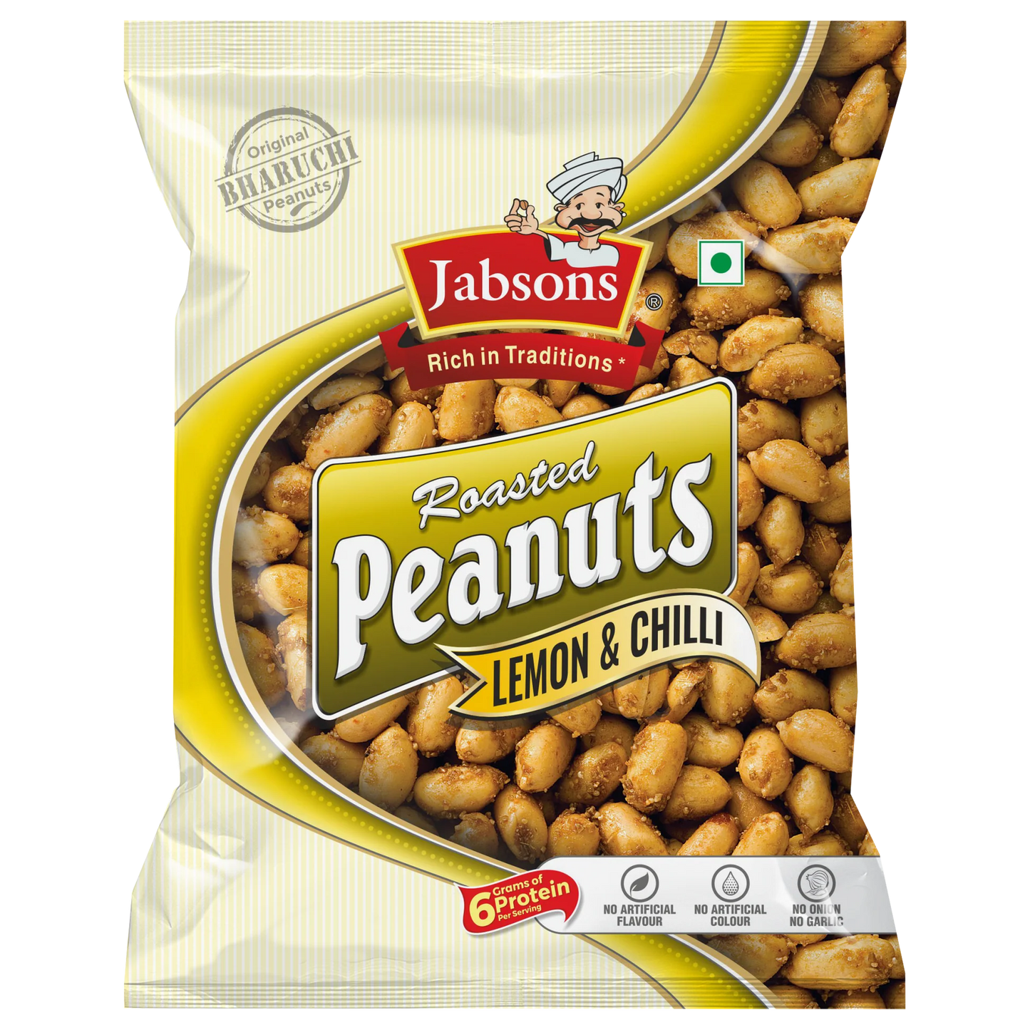 Jabsons Roasted Peanuts (Lemon & Chilli) - 5 OZ (140 GM)
