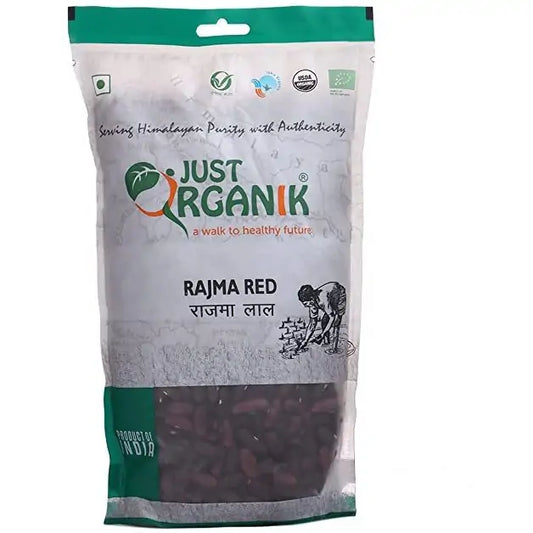 Just Organik Organic Red Rajma - 2 LB (908 GM)