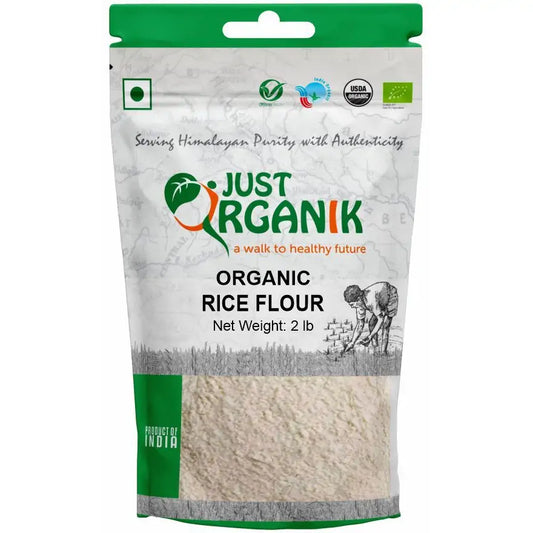 Just Organik Organic Rice Flour - 2 LB